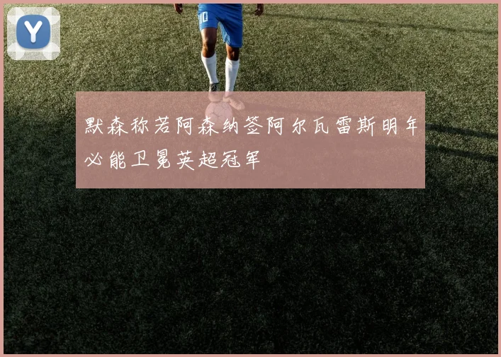 默森称若阿森纳签阿尔瓦雷斯明年必能卫冕英超冠军